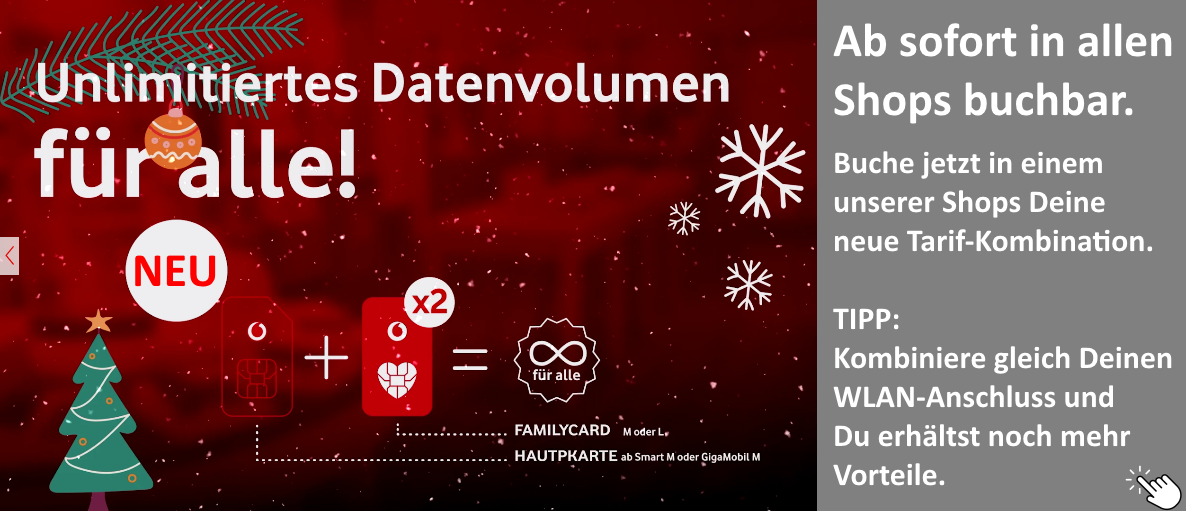 ul_data_4all Vodafone, Unlimitiertes Datenvolumen
